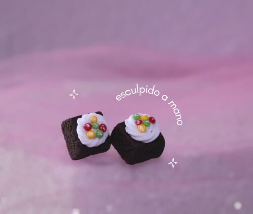 Aretes Brownie M&M