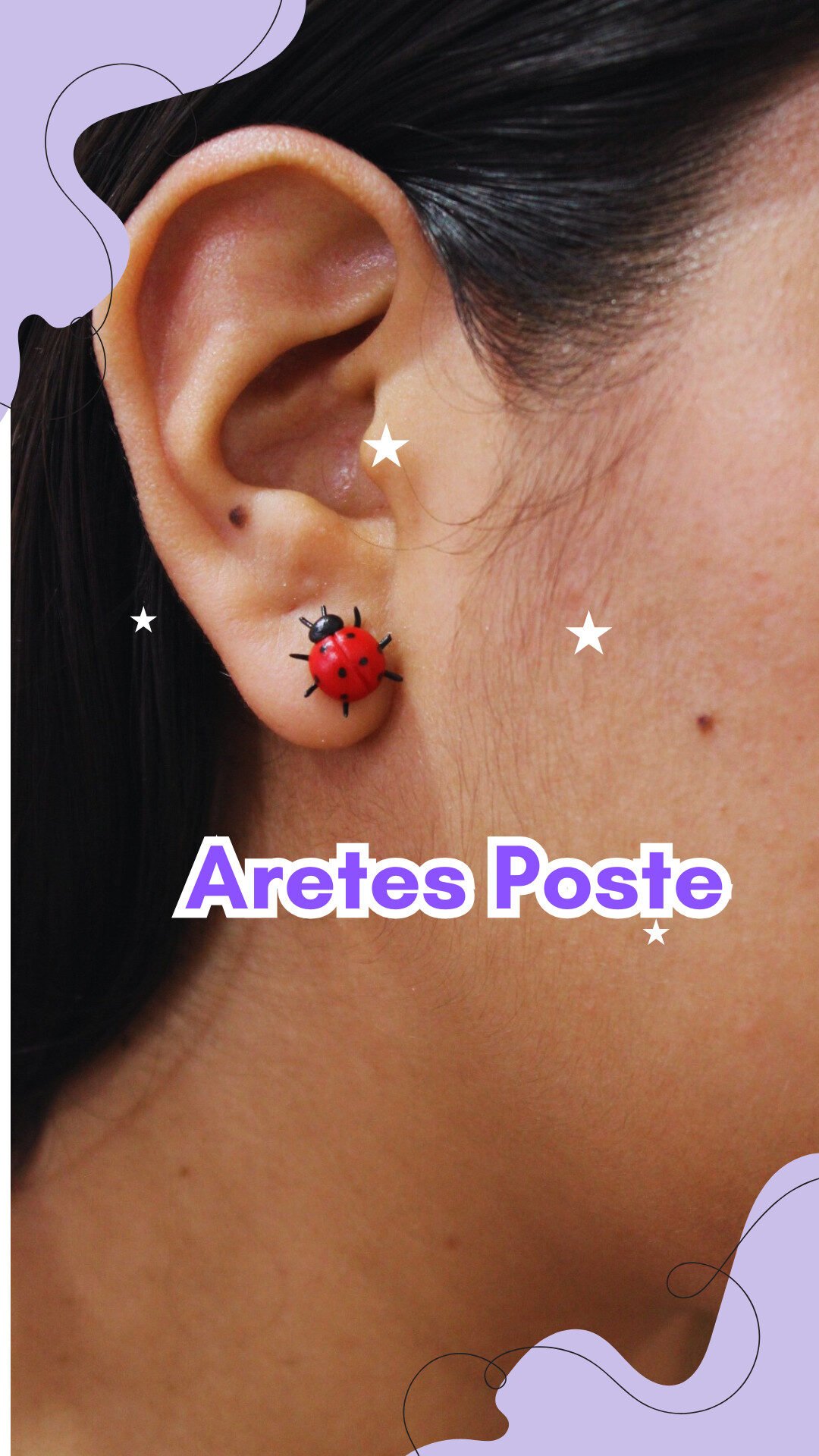 portada aretes poste Aretes Caracol Lich